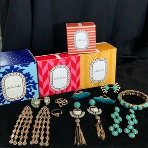 15+ in 1!  Gold, Turquoise and Stella & Dot Gems!